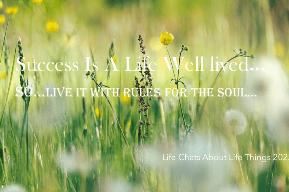 20 Success Rules for living life Well